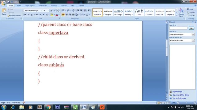 what is super and sub class in java? смотреть онлайн