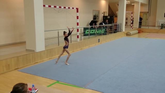 Художественная гимнастика. Куракина Владлена, 2005, Одинцово. Б.п. Соревнования в МГИМО, 03.02.2017 смотреть онлайн