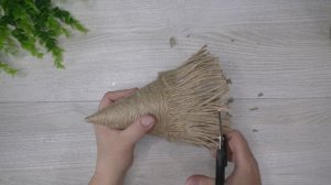 4 ИДЕИ из ДЖУТА. Поделки из джута своими руками. DIY Jute craft idea.