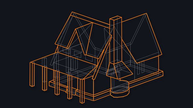 Скайрим. Дом воительницы. Чертеж для паперкрафт смотреть онлайн
