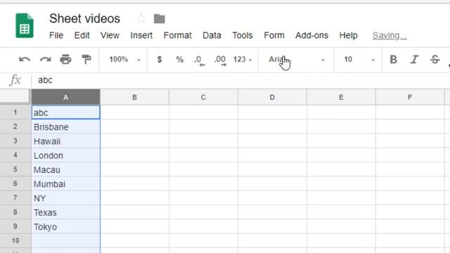 How to put data in Alphabetical order in Google sheet смотреть онлайн