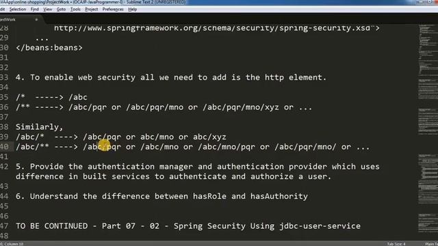 Part 07 - 01 - Spring Security Dependency & Configuration смотреть онлайн