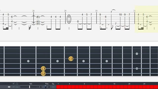 Guitar Tab - Guiles Theme Street Fighter 2 OST Fingerstyle Tutorial Sheet Lesson Anp