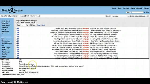 Finding metadata for source documents in the Sketch Engine смотреть онлайн