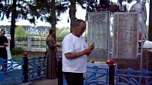 Панихида павщим за Родину! Сныхово 9 05 2010 смотреть онлайн