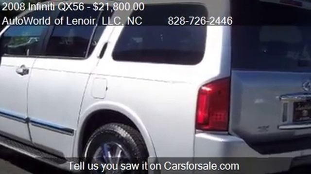 2008 Infiniti QX56 LOADED-DVD-LEATHER for sale in Lenoir, NC смотреть онлайн