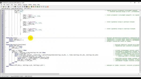 Собственный индикатор для терминала QUIK. Торговые роботы для QUIK на Lua.