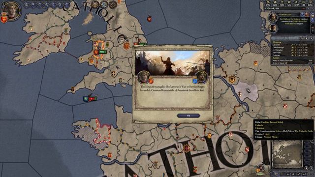 Crusader Kings 2 - Forming Britannia - Take 2 - Part 20 смотреть онлайн