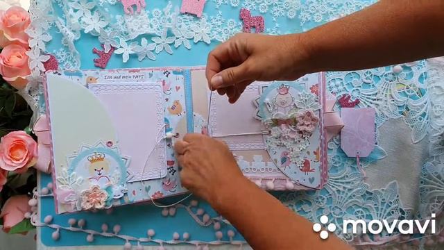 Mini Album für Mädchen Baby scrapbooking фотоальбом для девочки скрапбукинг смотреть онлайн