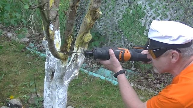 Сабельная аккумуляторная пила WORX WX500. Часть 2 - Режимы работы и тестирование смотреть онлайн