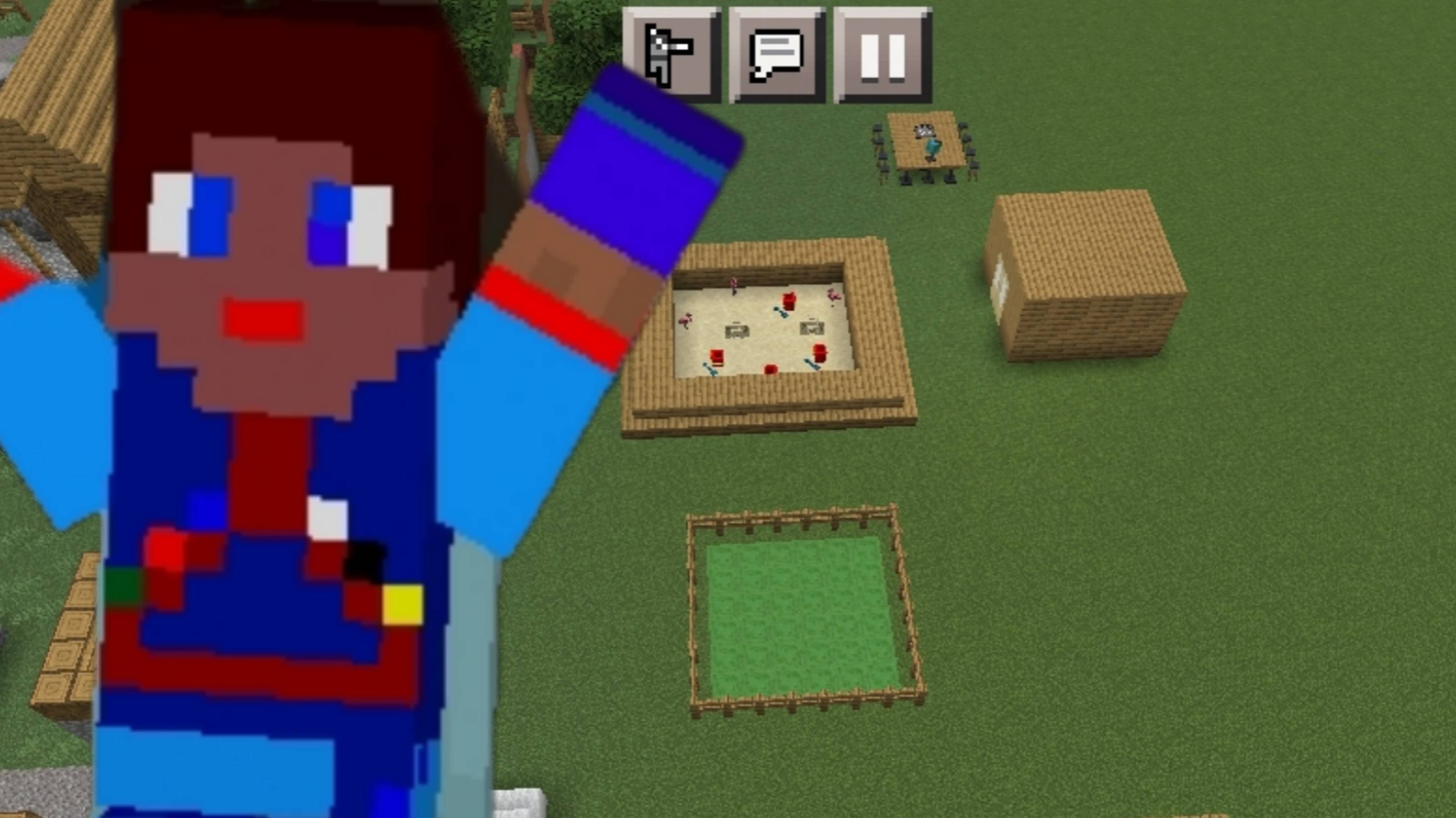 Я сделал площадку в майнкрафт. смотреть онлайн