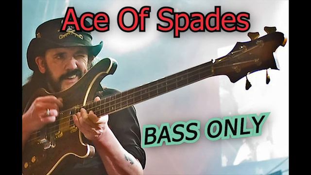 MOTORHEAD - ACE OF SPADES | ONLY BASS #motorhead #lemmy #aceofspades #bassonly