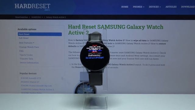 Download Mode In SAMSUNG Galaxy Watch Active 2 – How To Use Odin Mode