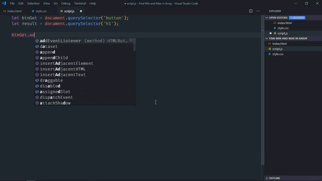How to Find Min and Max Value in Array in Javascript смотреть онлайн