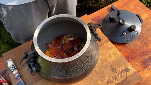 Афганский казан / Гороховый суп в Афганском казане / Oasis - вкусно готовим! смотреть онлайн