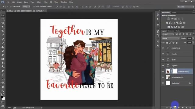Personalized Coffee Mug Design In Adobe Photoshop Tutorial смотреть онлайн