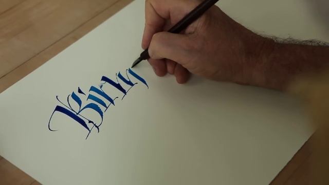 Carl Rohrs Flat Pen Calligraphy смотреть онлайн