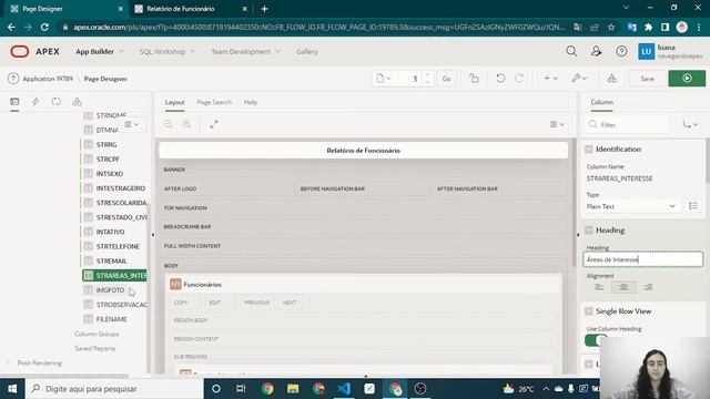 Projeto RH - Oracle APEX - Criação de relatório - Interactive Report смотреть онлайн