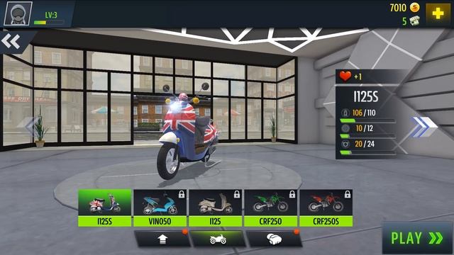 Motorcycle Rider - Gameplay Android game - motorcycle racing game смотреть онлайн