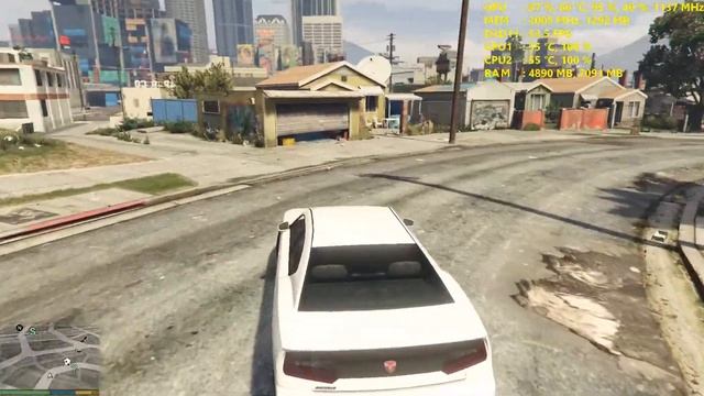 GTA 5 on Haswell Pentium G смотреть онлайн