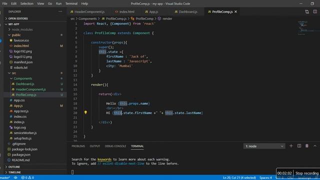 10 State in React | React for Busy Developers | Jack Of JavaScript | ES6 смотреть онлайн
