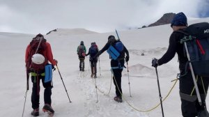 Восхождение на Казбек с юга