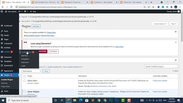 Contact Form 7 Redirect to Thank you! Page | Redirection For Contact Form 7 | WordPress Tutorial смотреть онлайн