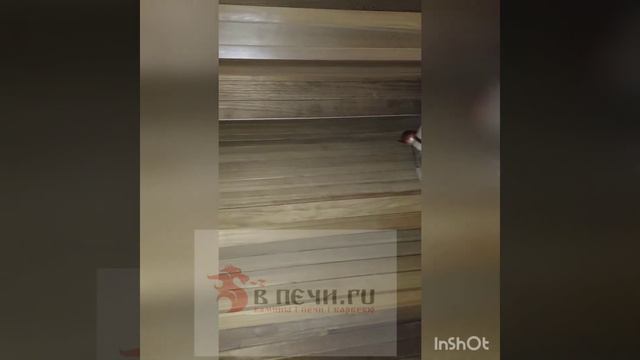 Отделка парной имитация бруса канадский кедр. Потолок двух уровней с пано можевельник. смотреть онлайн
