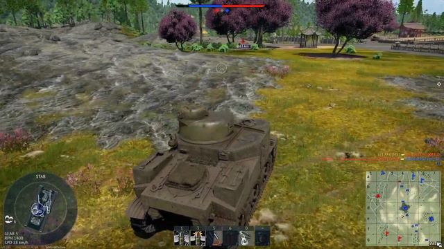 M3 Lee 2 Guns 2x The Fun War Thunder Gameplay смотреть онлайн