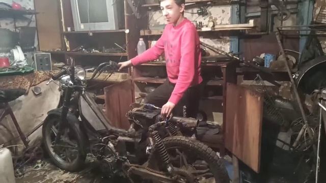 З дельти в CAFE RACER \ установка цпг первий запуск) ЧАСТЬ 1 смотреть онлайн