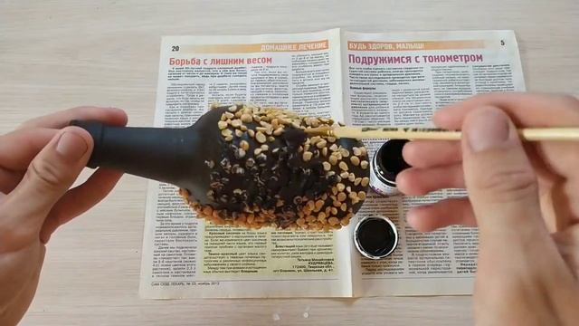 3 ИДЕИ Декупаж для начинающих Идеи из бутылок Мастер класс смотреть онлайн