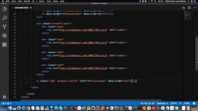 Bootstrap #17 Carousel смотреть онлайн