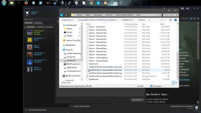 Skyrim Special Edition(SE)[HD|60FPS] - englische Synchro aber deutsches Interface(Tutorial) смотреть онлайн
