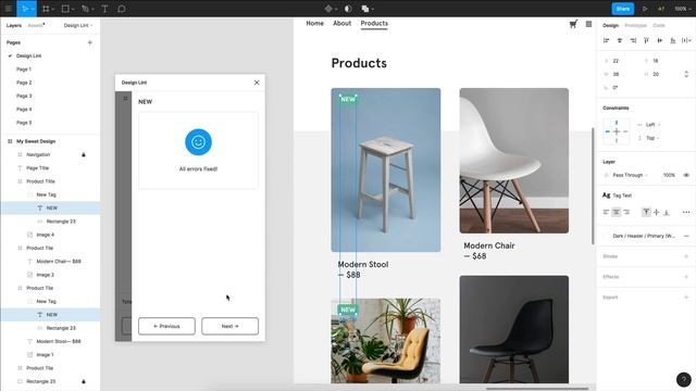 Design Lint - Figma Linting Plugin Example смотреть онлайн