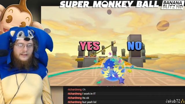 Full Playthrough: (Secret Worlds 9 - 10) as Sonic | Super Monkey Ball: Banana Blitz HD (SWITCH) смотреть онлайн