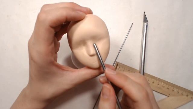Делаю авторскую куклу из запекаемого пластика 1/7. ГОЛОВА. ? ?Первая часть! смотреть онлайн