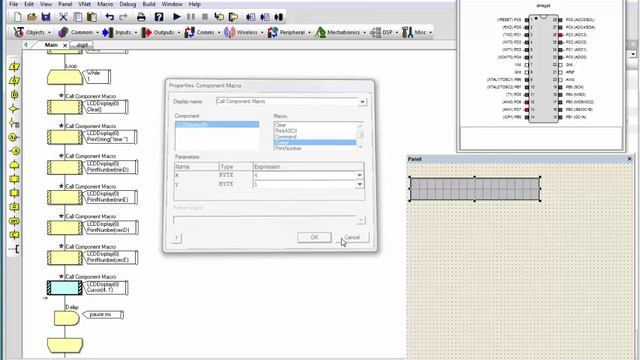 FLOWCODE УРОК 10 символьный Lcd дисплей 1602