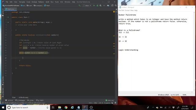 Number Palindrome (What is a Palindrome?)[#03] -Java Coding Exercise смотреть онлайн