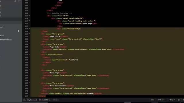 Build A Cms Admin Bootstrap From Scratch (Edit Page) смотреть онлайн