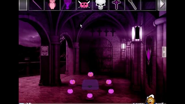 Halloween Castle Pumpkin Escape walkthrough Games2Rule. смотреть онлайн