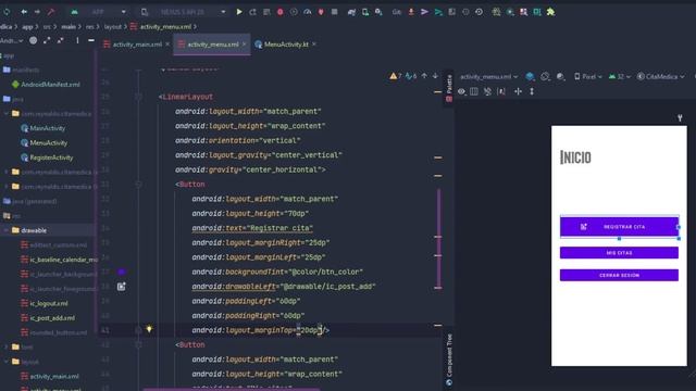 ??) La pantalla del menú en Android Studio - Kotlin смотреть онлайн