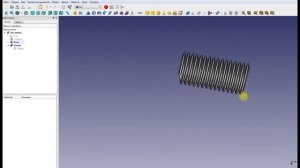 FreeCad Шестерни червячная пара