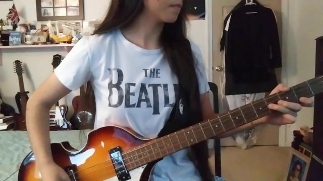 The Beatles~ All My Loving (Bass Cover) by Lillie Bridgers смотреть онлайн