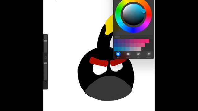 How to draw Bomb from Angry Birds смотреть онлайн