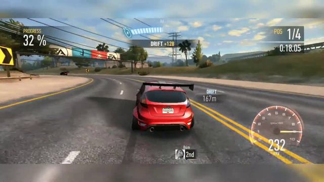 Need For Speed No Limits Toyota GT86 - Ford Fiesta ST Gameplay смотреть онлайн