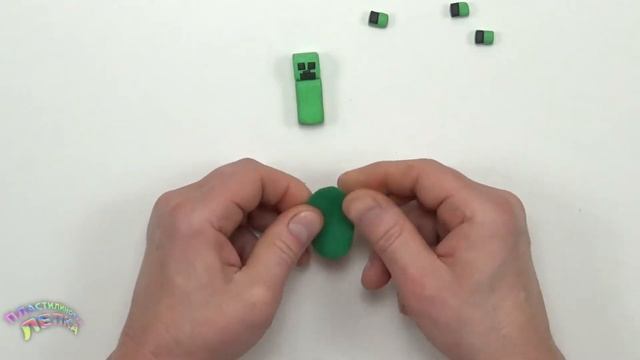 КРИПЕР ИЗ МАЙНКРАФТ ИЗ ПЛАСТИЛИНА | PLASTICINE CREEPER MINECRAFT смотреть онлайн
