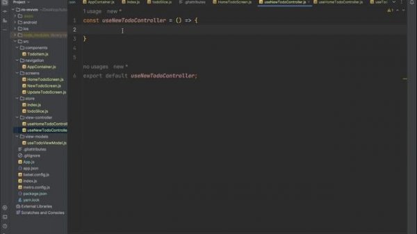 MVVM Design Pattern in React Native