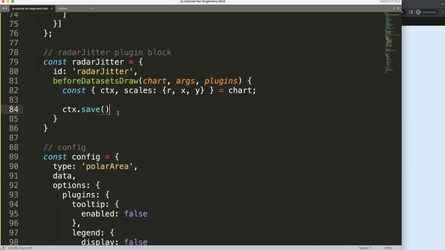 How to Create Jitter Radar Chart in Chart JS 4 смотреть онлайн