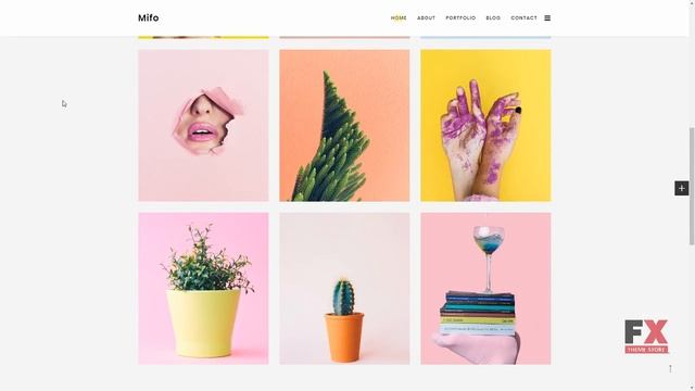 Mifo - Creative Minimal Portfolio WordPress Theme Zed Cahya смотреть онлайн