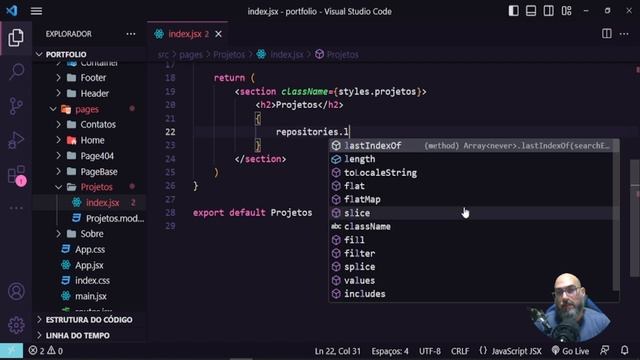 Curso de React JS Aula 09 Cards Dinâmicos, Consumir dados da API do Github смотреть онлайн